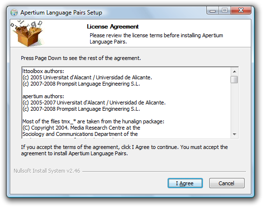 Apertium Language Pairs Installer 1.png